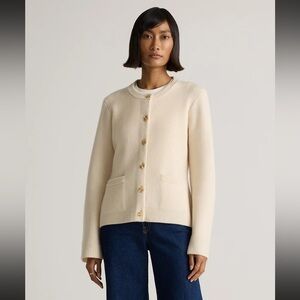 Quince Mongolian Cashmere Structured Cardigan Women's